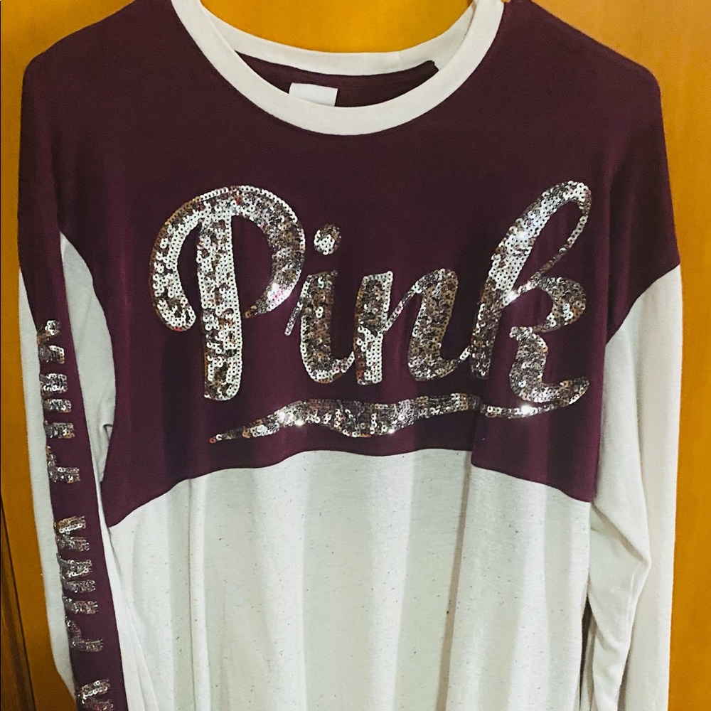 Burgundy long sleeve